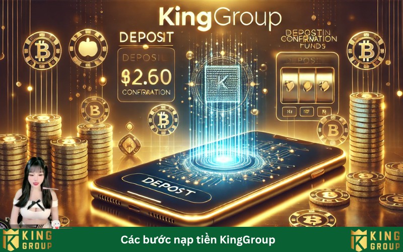 Các bước nạp tiền KingGroup