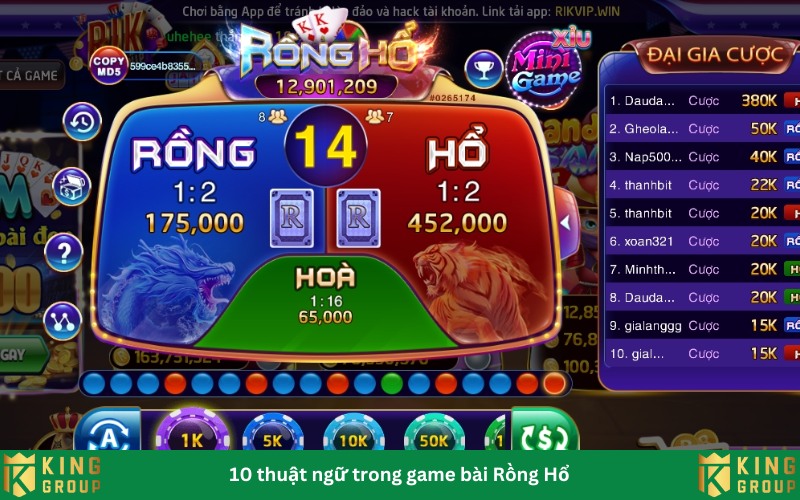 game rồng hổ online