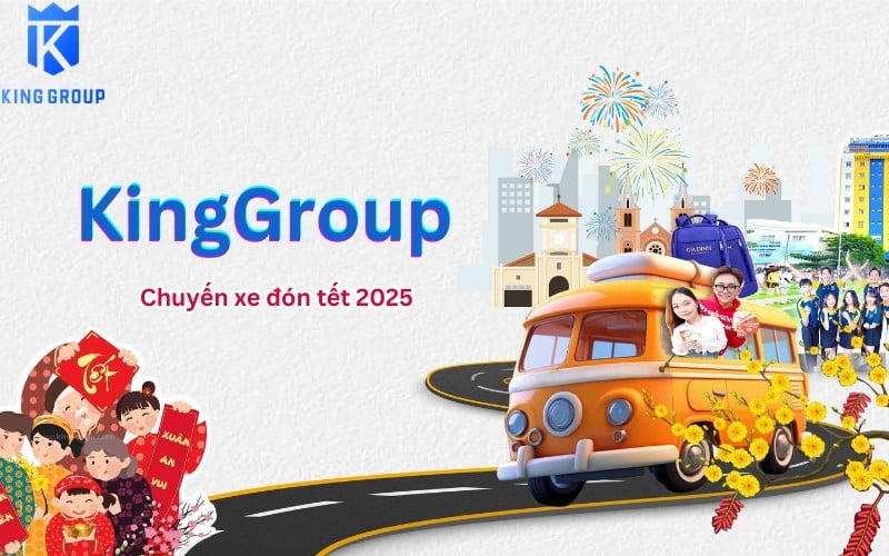 KingGroup chuyến xe đón tết 2025